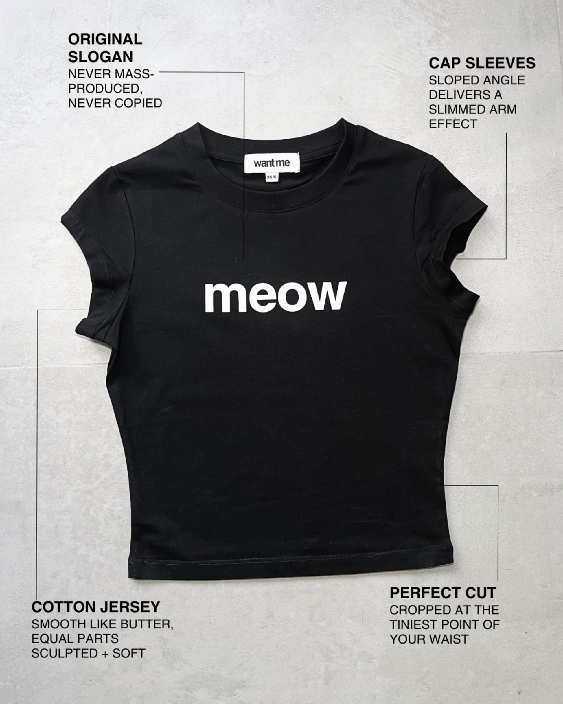 MEOW Perfect Baby Tee